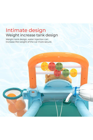 MOON Baby Push Activity Walker with Weight Increase Tank Design for Perfect Balance-Blue