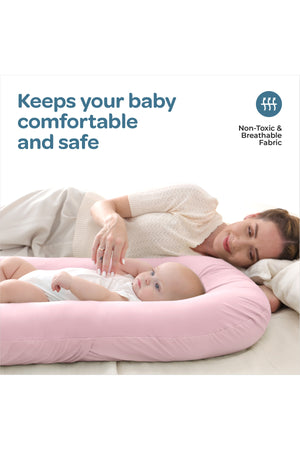 Moon baby lounger(0-3m) 85*45cm - Pink