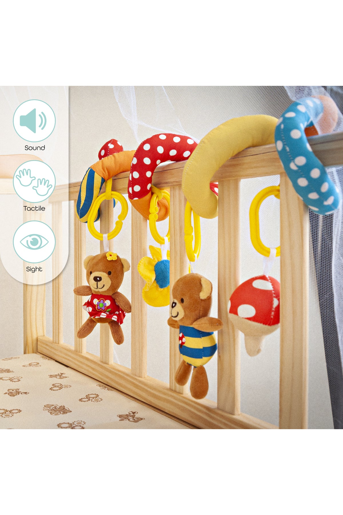 MOON Spiral Activity Toy - Bears