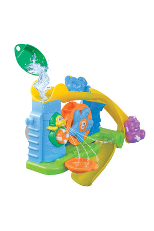 Little Learners Aqua Park - Super Slide with 2 Animals, Suction Cup Bath Toy, 12M+