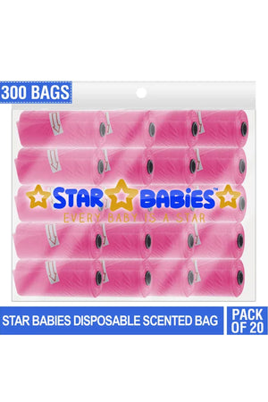 Star Babies - Scented Bag Pack of 20/300 Bags - Pink