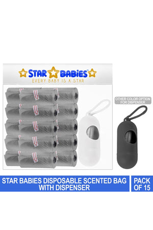 Star Babies Scented Bag - Pack of 15-Grey
