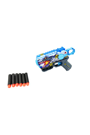 Galaxy Air Blaster Soft Bullet Gun Toy for Kids, Foam Dart Blaster with Refill Soft Bullets, Target Shooting Play Set for Boys and Girls Indoor Outdoor Game