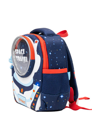 MOON Kids Backpack  – Comfy 3D Design,Padded Straps, Waterproof-Perfect for Preschool, Nursery, Snacks & Lunchbox-Space Adventure
