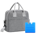 Star Babies Insulated Lunch Bag with Ice Pack Grey