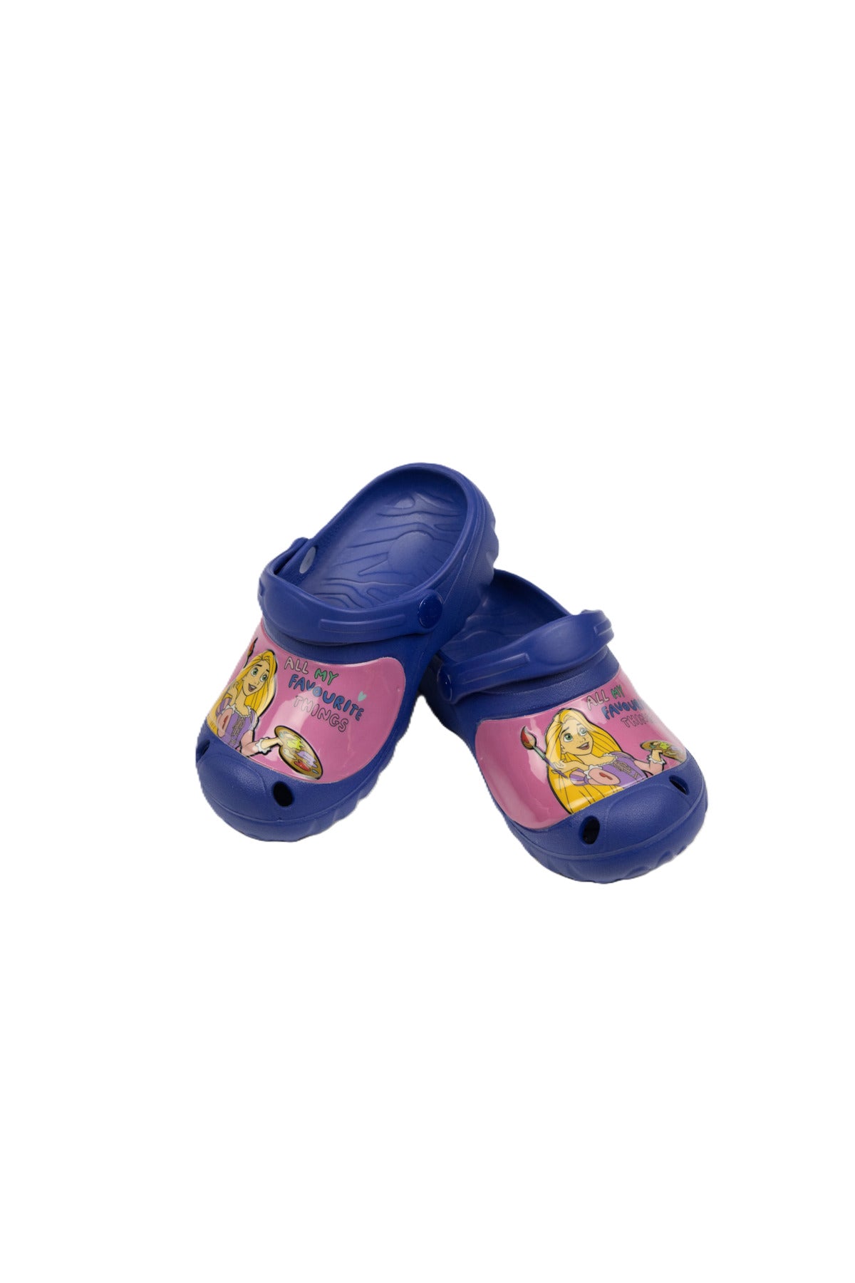 Mix Princess Kids Clogs –Lightweight & Comfortable Slip-On Footwear For Girls-Indigo