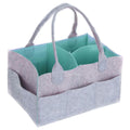 Star Babies Diaper Caddy Organizer - Green & Grey