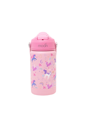 MOON Kids Insulated Water Bottle – BPA Free,Leak Proof Sipper for Toddlers – Eco-Friendly – Stays Cold or Warm for Hours -Unicorn