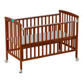 MOON Wooden Portable crib(129X69X96 cm) -Brown