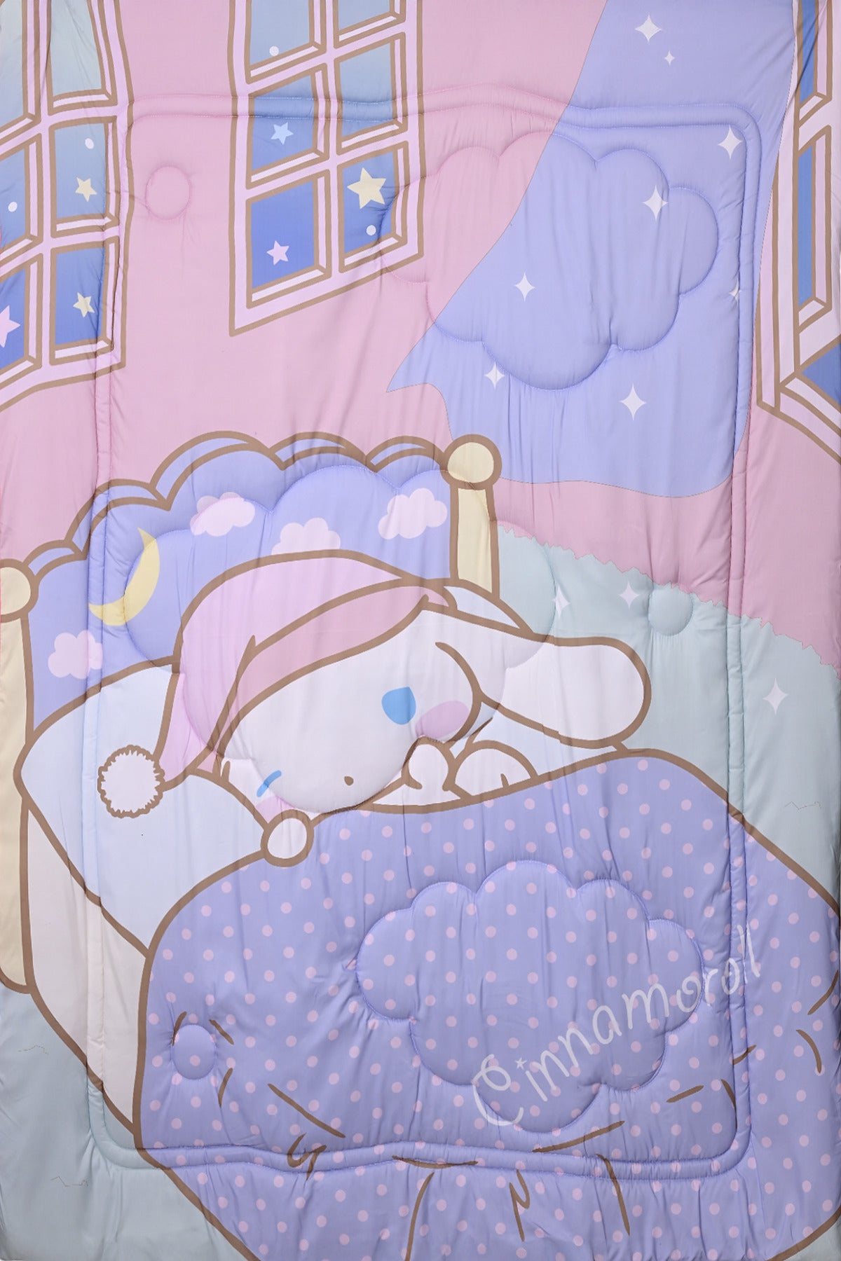 Cinnamoroll 5-In-1 Comforter Set , Brushed Microfiber With Polyester Shell– Multicolor