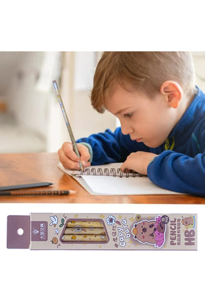 Star Babies - Cute Cartoon Patterned Student Pencils - 10 Pcs
