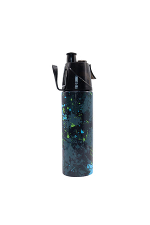 MOON Kids Water Bottle with Spray Mist | Cooling Spray | BPA-Free  Stainless Steel | Leak-Proof for School, Camping, Hiking, Outdoor Play | Boys Water Bottle |500ml