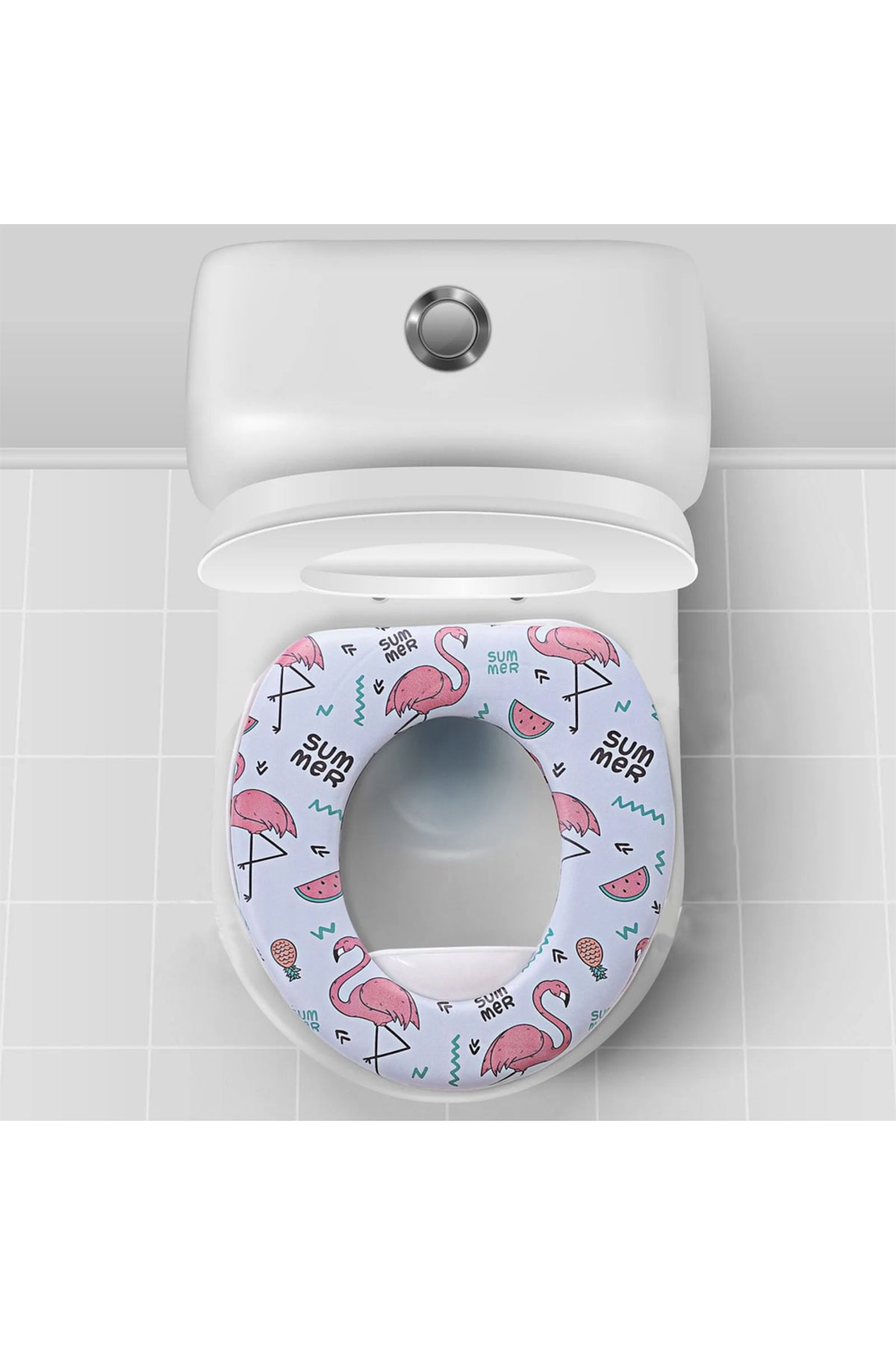 Star Babies - Potty Seat With Handle - Flamingo
