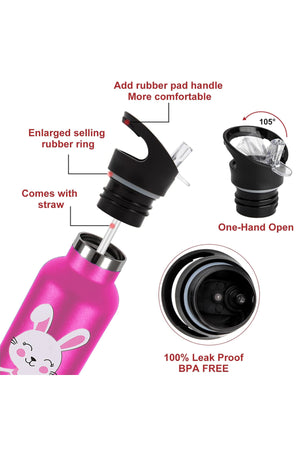 Star Babies Kids Backpack and Insulated Stainless Steel Water Bottle 2-Piece Set – Durable School Bag & Leak-Proof Bottle Bundle for Boys & Girls