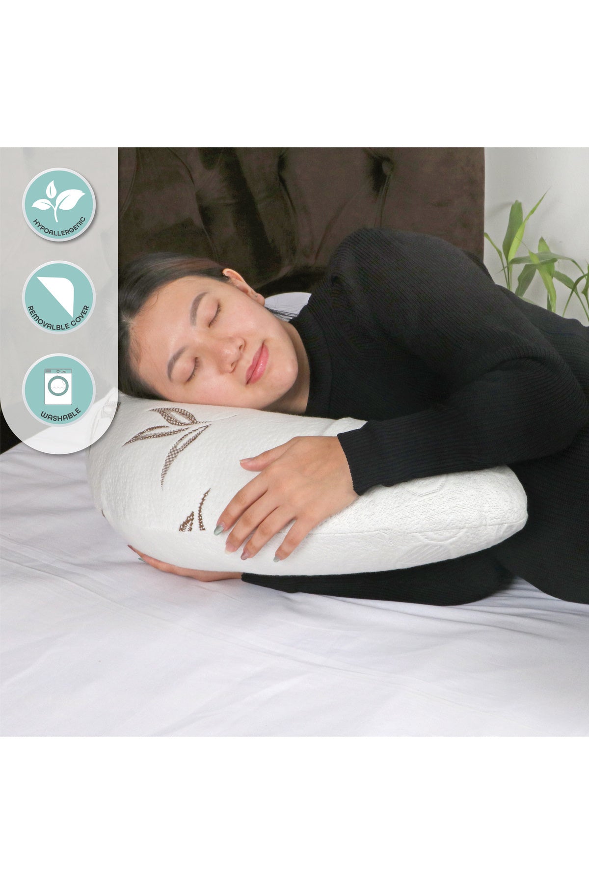 MOON  Heat Regulating Support Pillow with Bamboo rayon