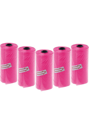 Star Babies - Scented Nappy Bag Pack of 5/75 Bags - Pink