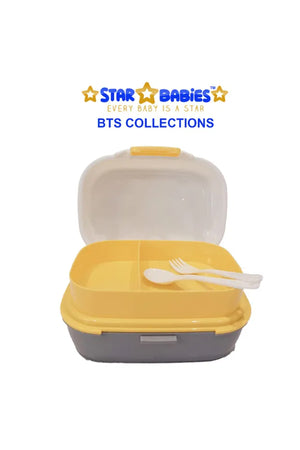 Star Babies - School Backpack With Eco Friendly Double Layer - BPA Free Lunch Box, Stainless Steel Water Bottle 500ml - Red
