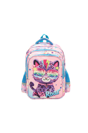 MOON  Kids Backpack    - (14-Inch)  Premium Kids School Bag -Cat