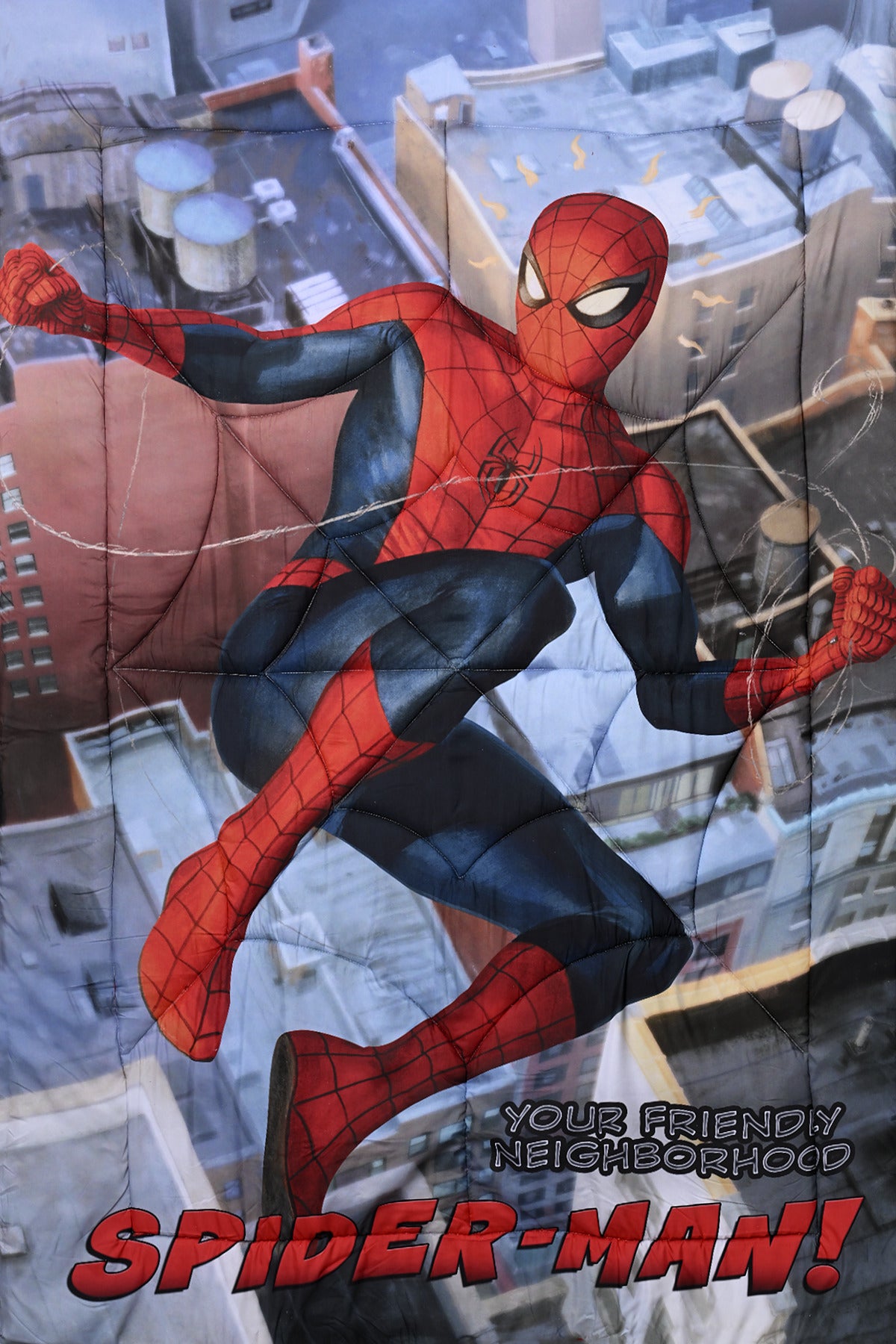 Spiderman 5-In-1 Bnb Comforter Bedding Set – Brushed Microfiber & Polyester Shell – Red