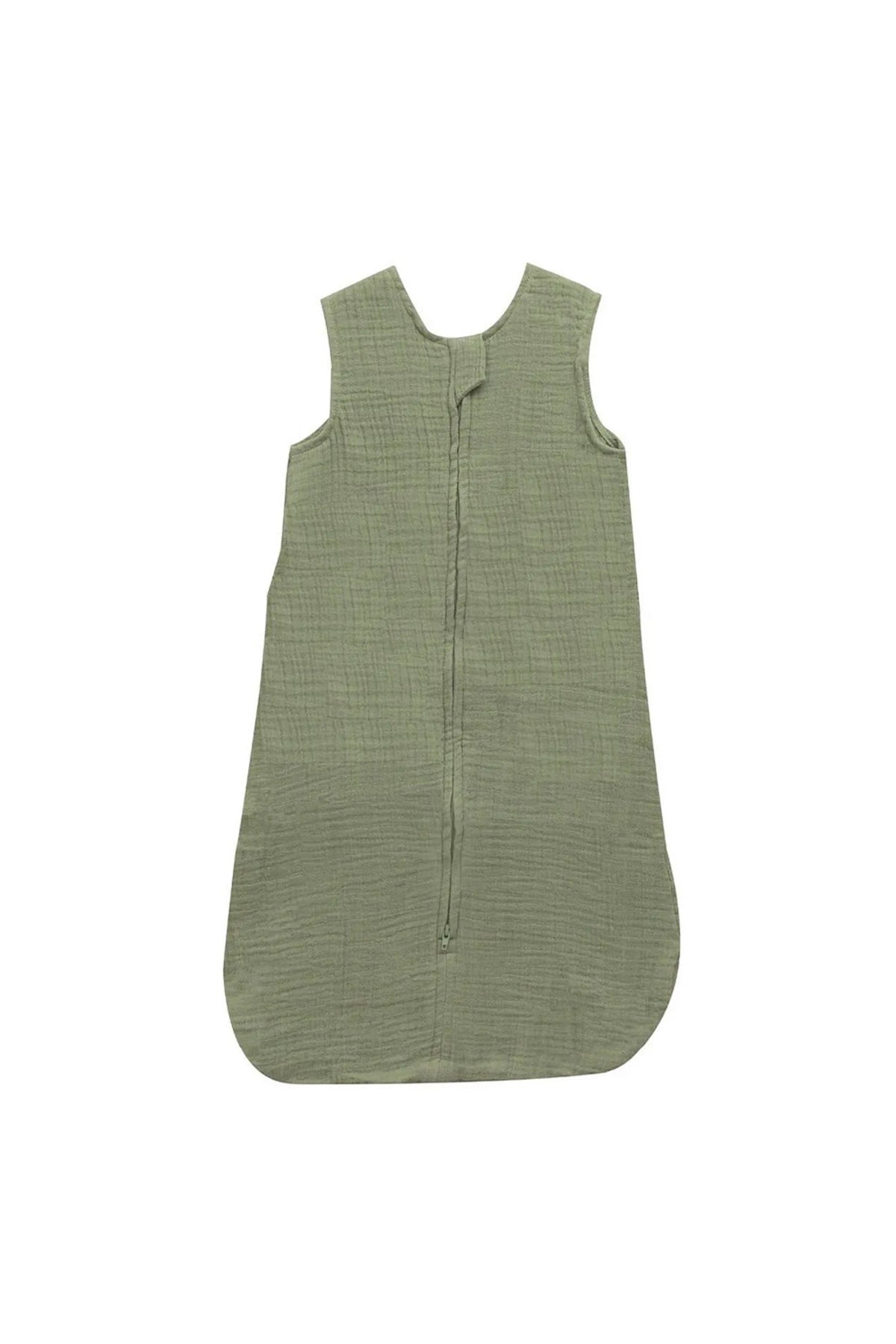 MOON Organic Crinkle Muslin Sleep sack  2.5 Tog (0-6Months )-Green