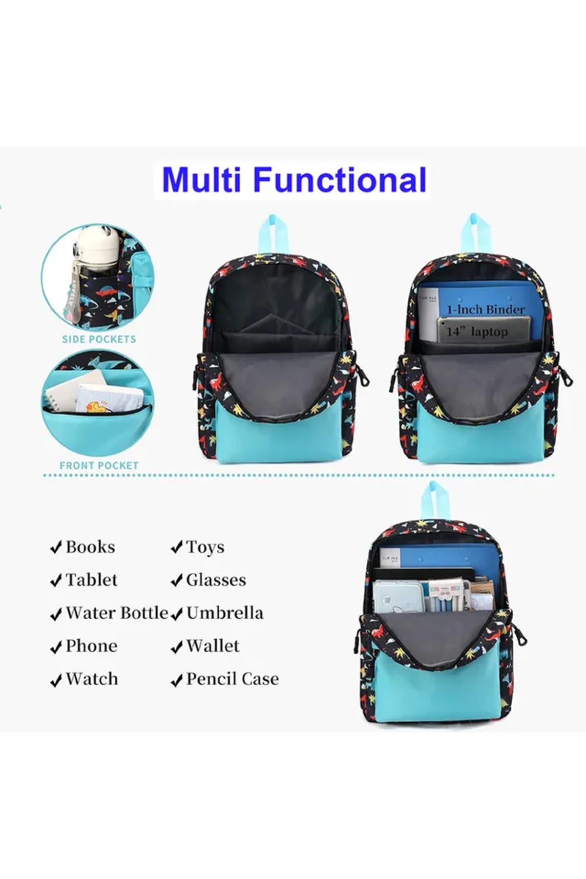 Star Babies - Lightweight School Backpack - Blue