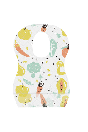 Star Babies Fruits Print Disposable Bibs - 15 Pieces