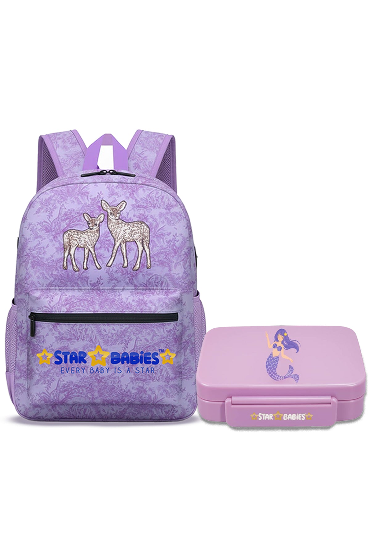 Star Babies - Backpack with lunch box combo.