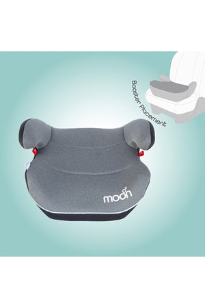 MOON Kido Baby Booster Car Seat -  Grey