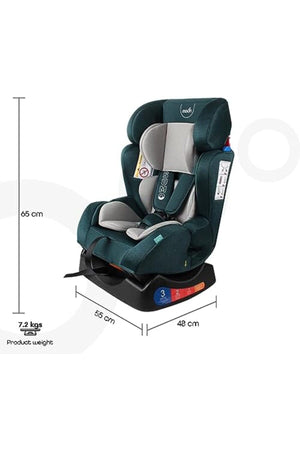 MOON Sumo Baby/Infant Car seat suitable from Birth to 6 Years-(Group (0,1,2) (0-25 Kg),Green