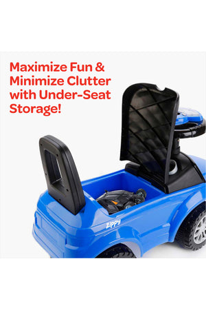 MOON Zippy Ride on Sports Car for Boys and Girls, 12-36 Months – Blue