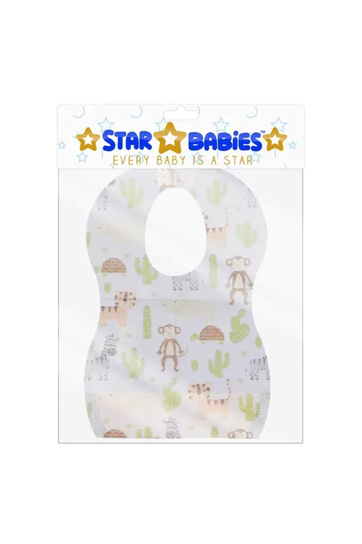 Star Babies - Disposable Bibs - Pack Of 24 - Animal