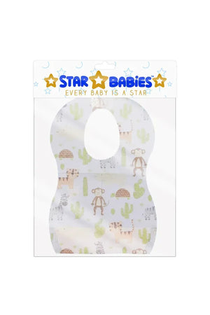 Star Babies - Disposable Bibs - Pack Of 24 - Animal