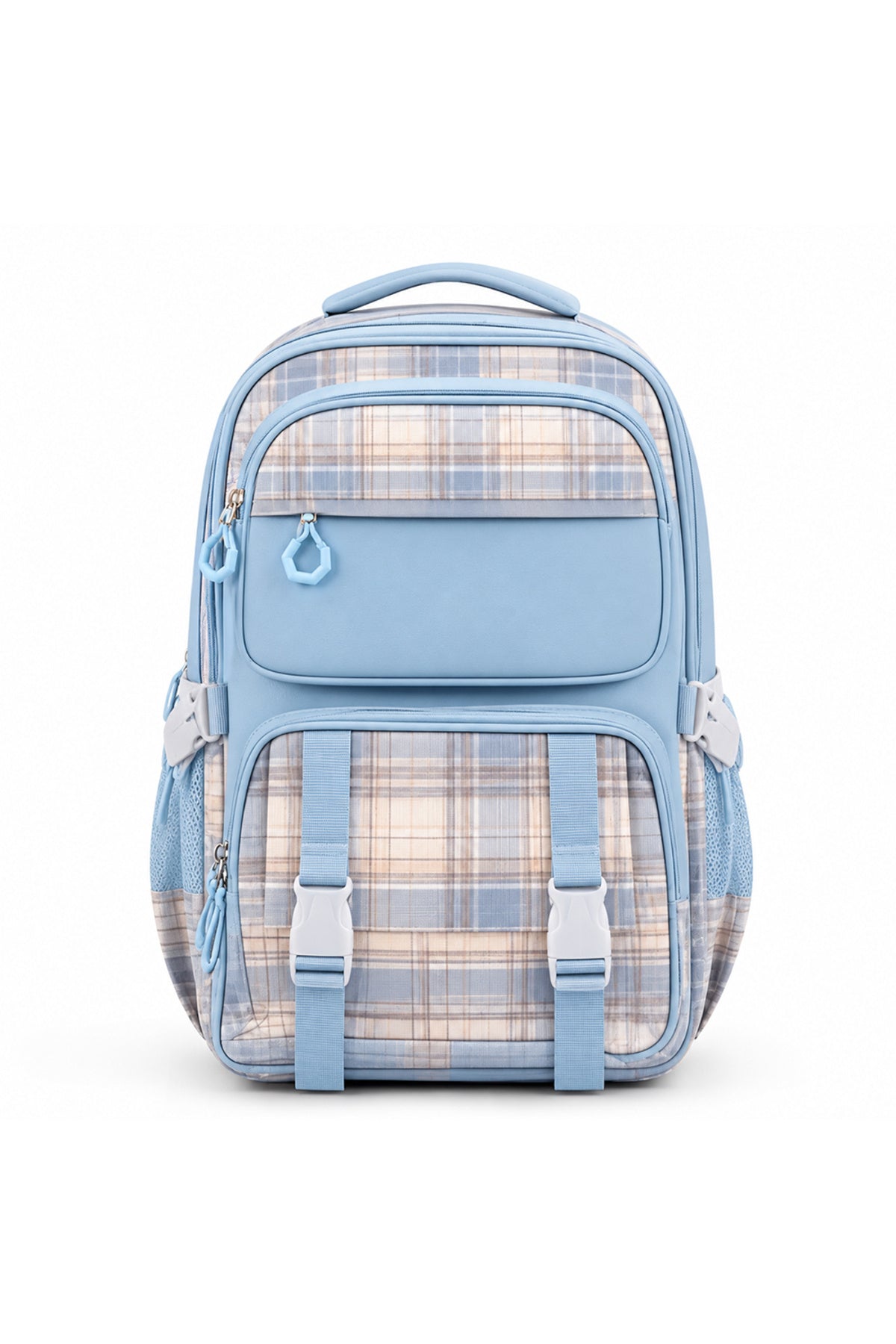 Cocobee Kids Backpack With Adjustable Strap & Bottle Pocket – 15 Inches, Blue