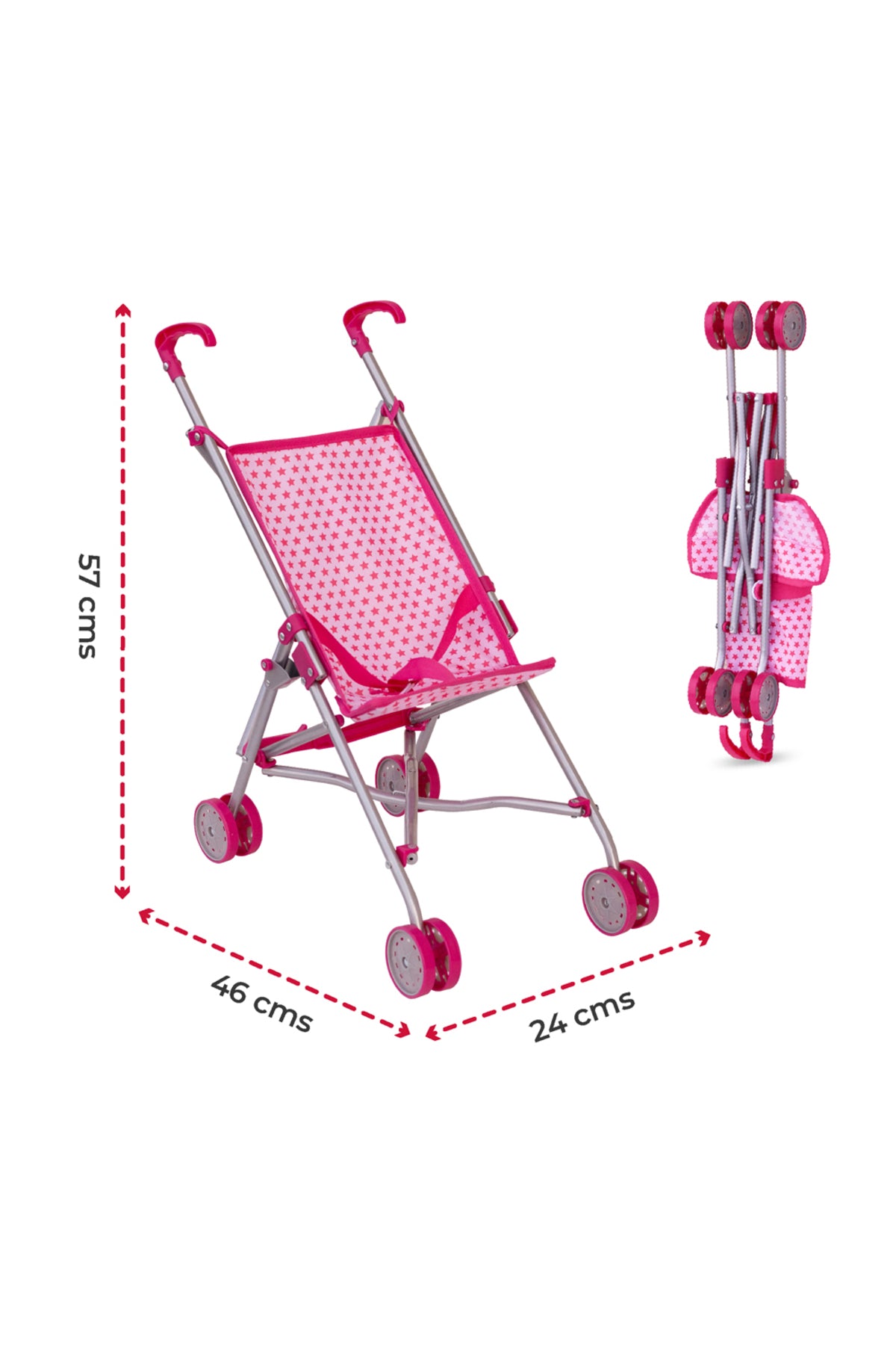 MOON Baby Doll Buggy-Pretend to play-Pink