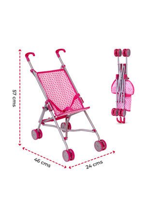 MOON Baby Doll Buggy-Pretend to play-Pink