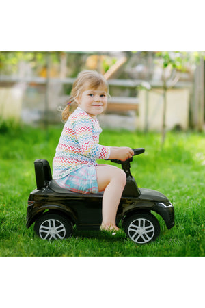 MOON  Licenesed Land Rover Ride -On Sports Car for Kids 12–36 Months – Push Car, Foot-to-Floor Ride On-Black