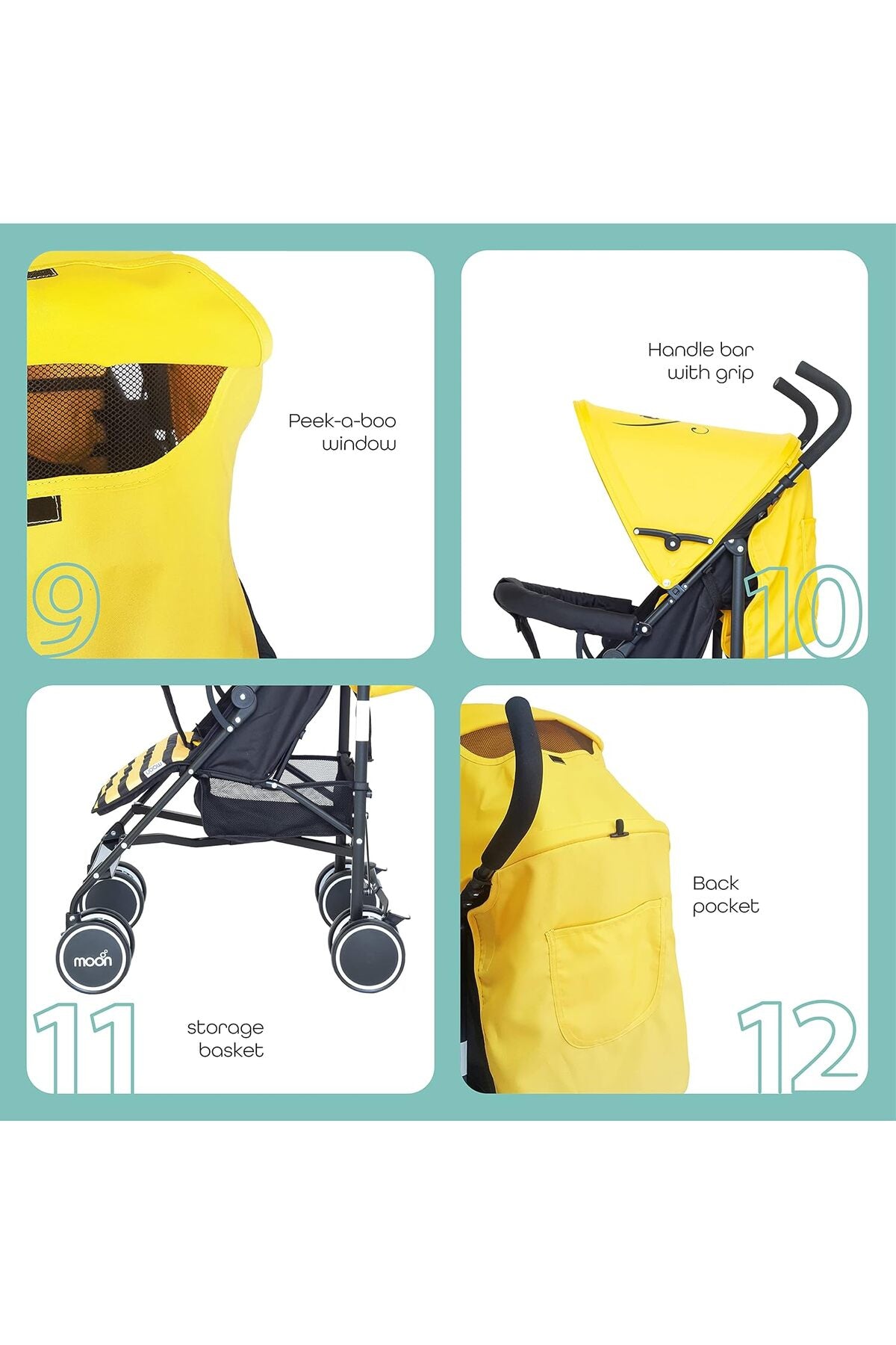 MOON Safari - Stroller Character - Bee