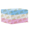 A to Z - Disposable Changing Mat size (45cm x 60cm) Large- Premium Quality for Baby Soft Ultra Absorbent Waterproof - Pack of 12 - Blue/Pink/White-Rainbow