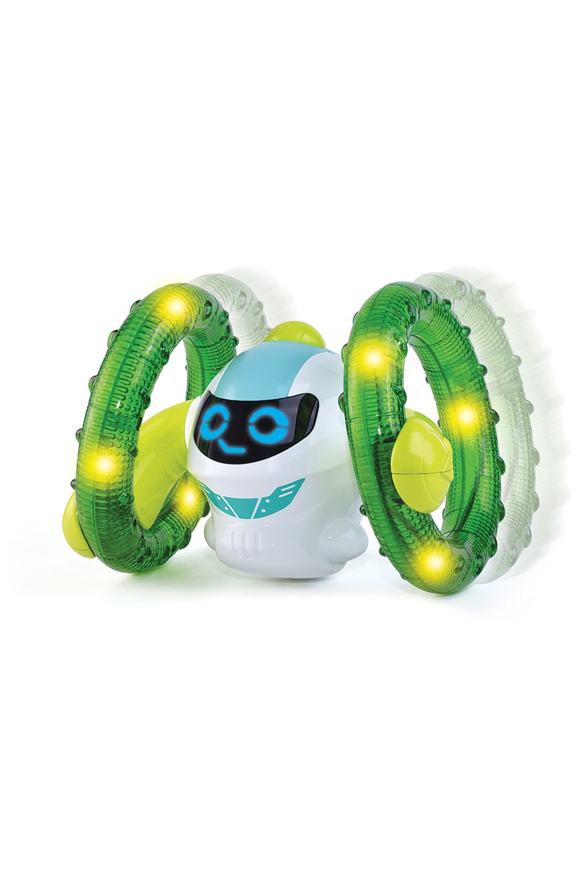 Little Learners Roll 'n Glow Robot - Motorized Rolling Baby Toy
