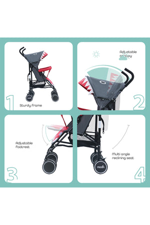 MOON Safari - Stroller Character - Shark
