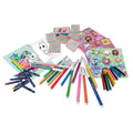 Paw Patrol Mega Art Set for Kids | 60 Felt Tip Pens, 10 Pencil Crayons, 10 Wax Crayons, 6 Stamps, Ink Pad, Coloring Book, Notebook & 30 Stickers | Creative Drawing & Coloring Kit