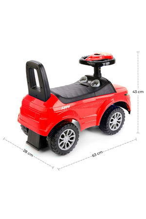 MOON Zippy Ride on Sports Car for Boys and Girls, 12-36 Months – Red