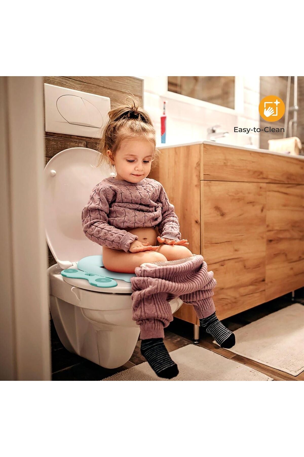 MOON Travel Baby Potty Seat-Pink