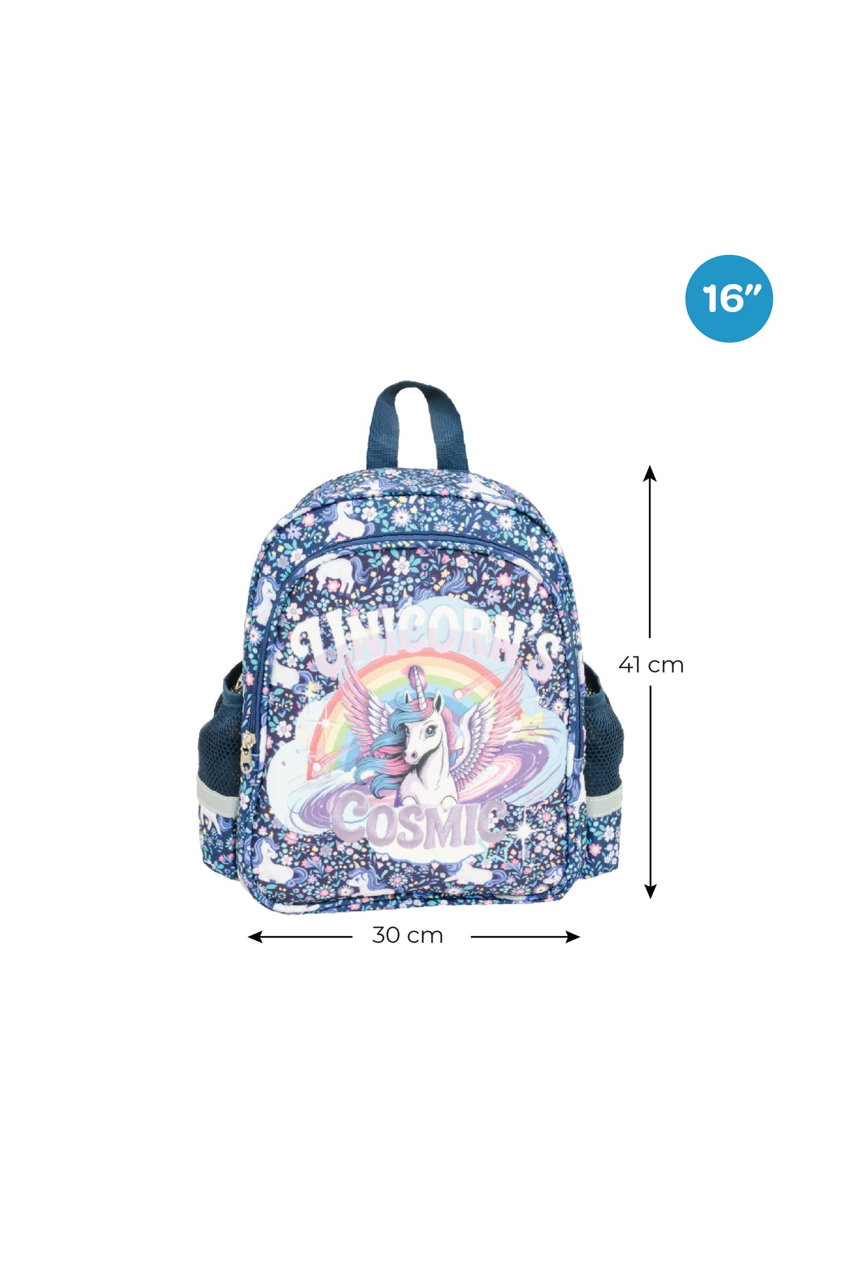 MOON  3 in 1 Kids Backpack  Set   - (16-Inch) Premium Kids School Bag with Lunch Bag & Pencil Case-Unicorn