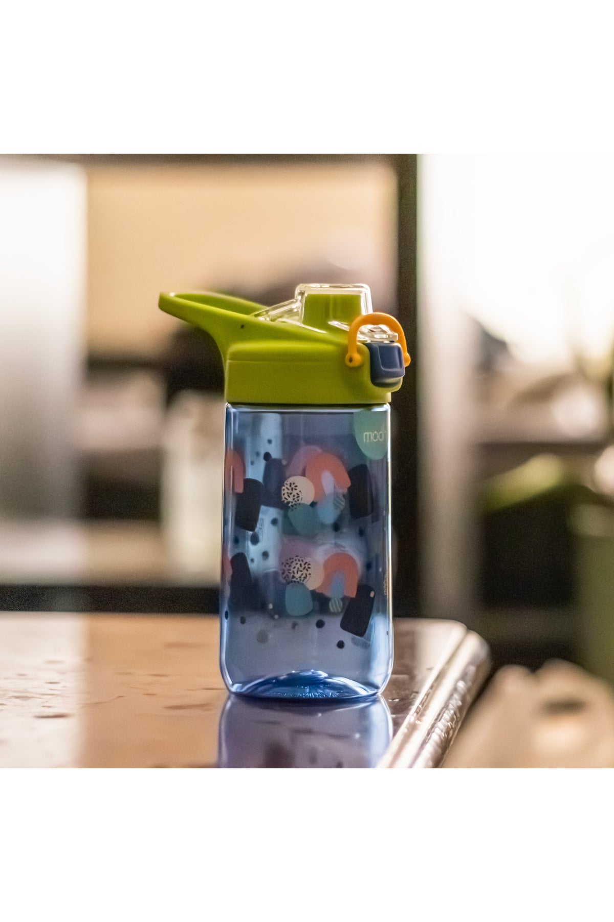 MOON Kids Tritan Bottle 103x74x186mm 470ml / 16oz -Green
