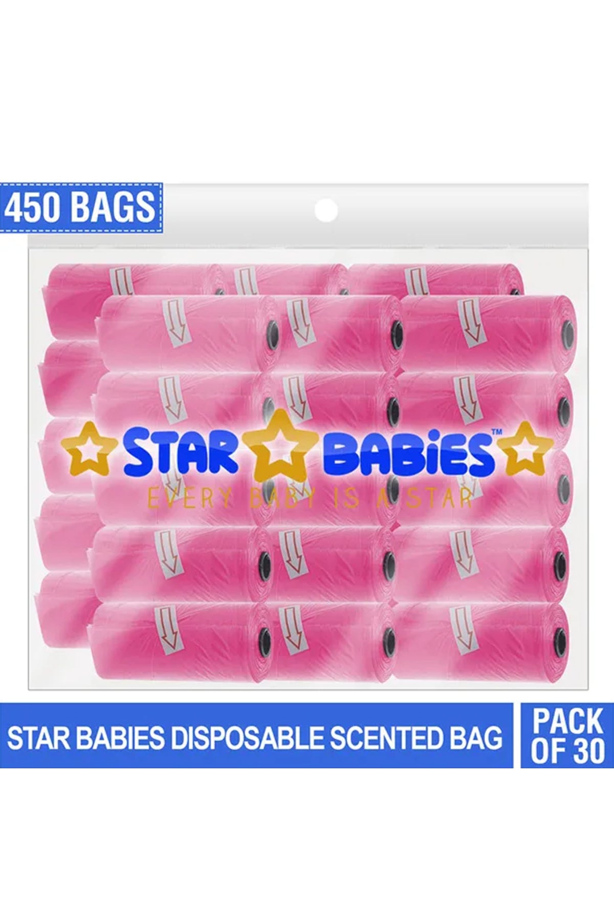 Star Babies - Scented Bag Pack of 30/450 Bags - Pink