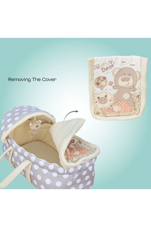 MOON Moses Basket - Grey