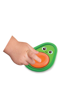 Little Learners Avocado & Bean Popper - Sensory Baby Toy