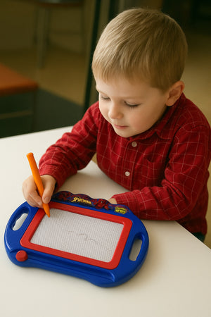 Marvel Spider-Man Magic Writing Board – Kids’ Doodle & Drawing Toy with Stylus – Educational Art Board-Ages 3+ Multicolor