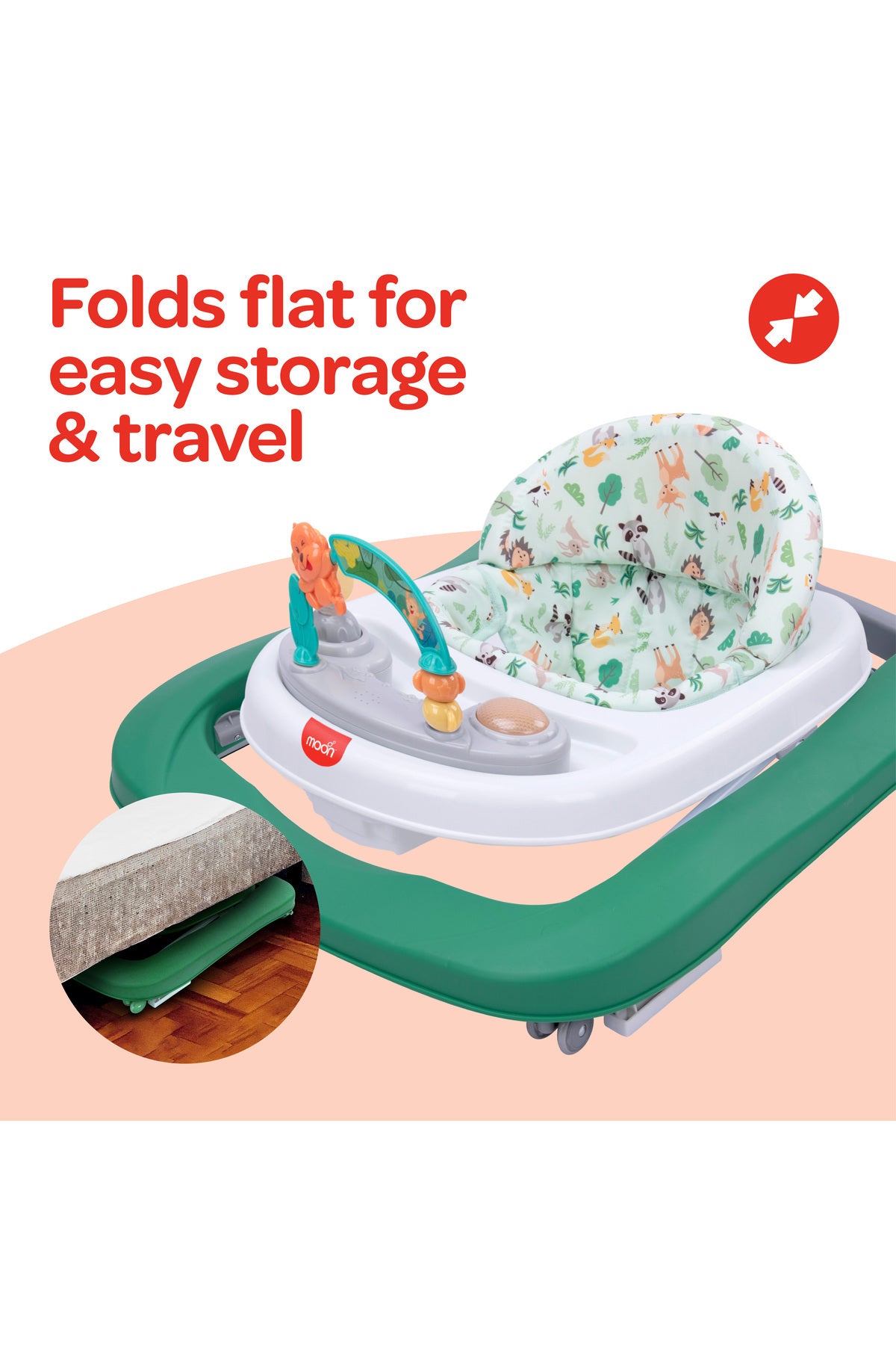 MOON stride Baby walker-Green